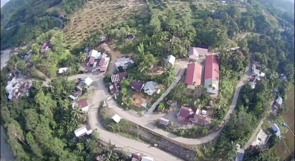 Gampong Sarah Perlak dari udara